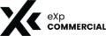 exp commercial logo horizontal black square